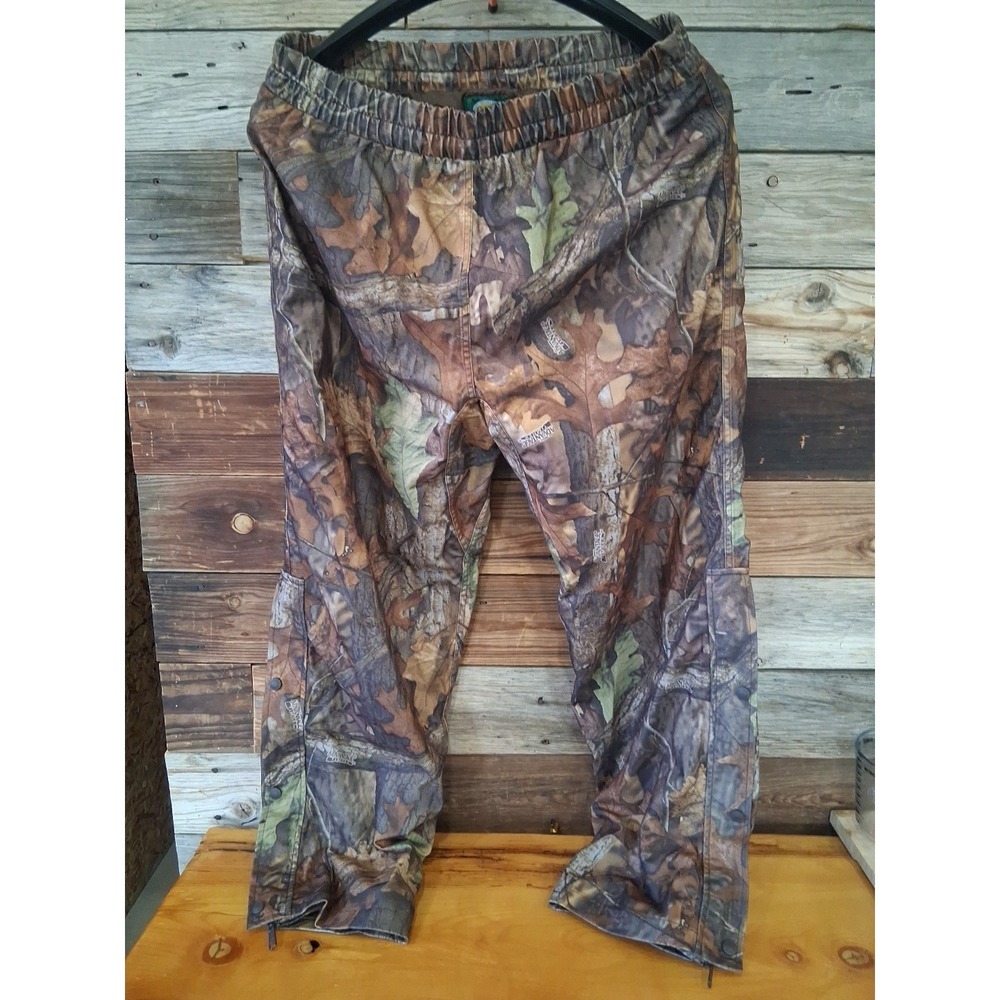 Cabela's  Pants Mens Size L Advantage Timber Camo Hunting Leg Zips